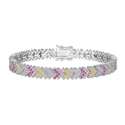 [Luxery Jewelry]Ornate Sparkling Round Cut Party Bracelet