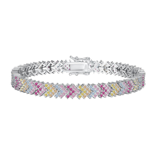 [Luxery Jewelry]Ornate Sparkling Round Cut Party Bracelet