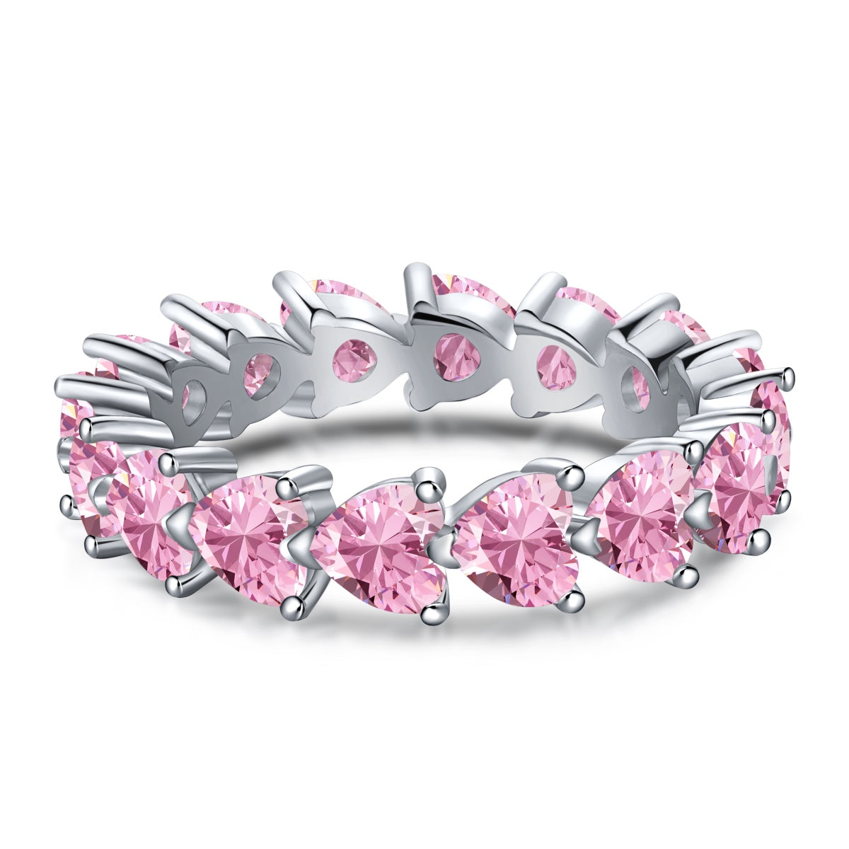 [Luxery Jewelry]0.25 Carat Radiant Romance Heart Cut Lover Ring
