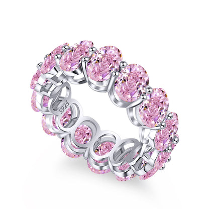[Luxery Jewelry]Dainty Elongated Cushion Cut Tennis Ring