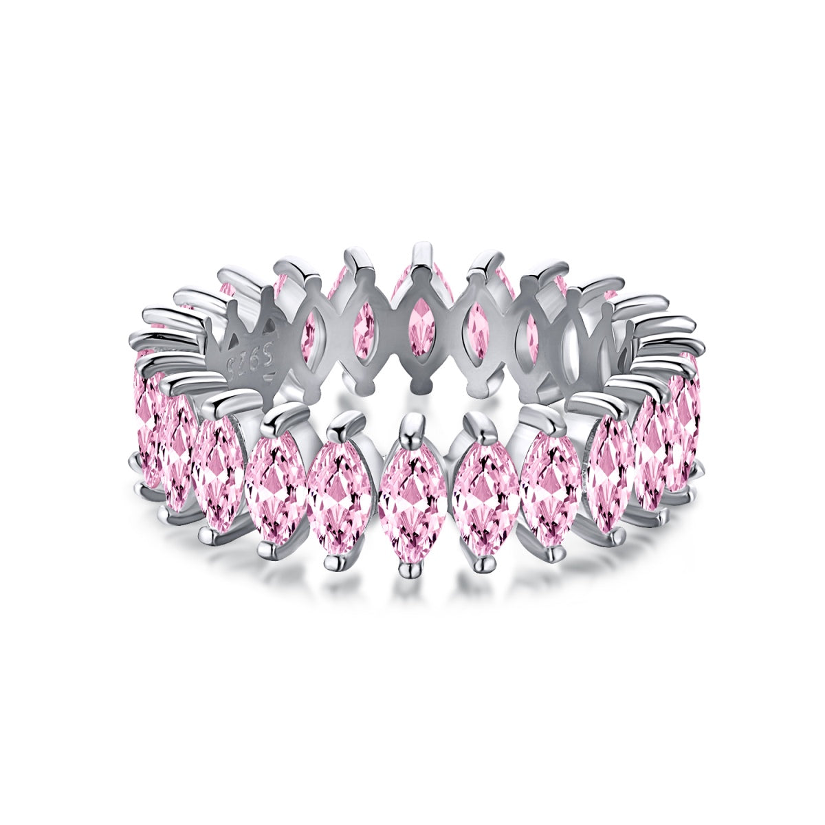 [Luxery Jewelry]Gorgeous Marquise Cut Tennis Ring
