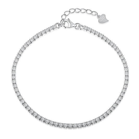[Luxery Jewelry]Radiant Shinning Princess Cut Tennis Bracelet