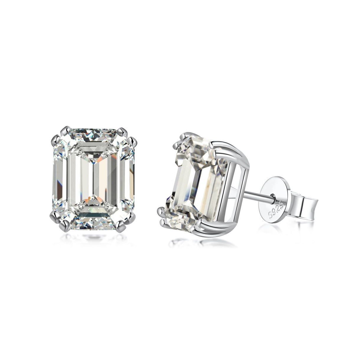 [Luxery Jewelry]Dazzling Square Shape Earrings