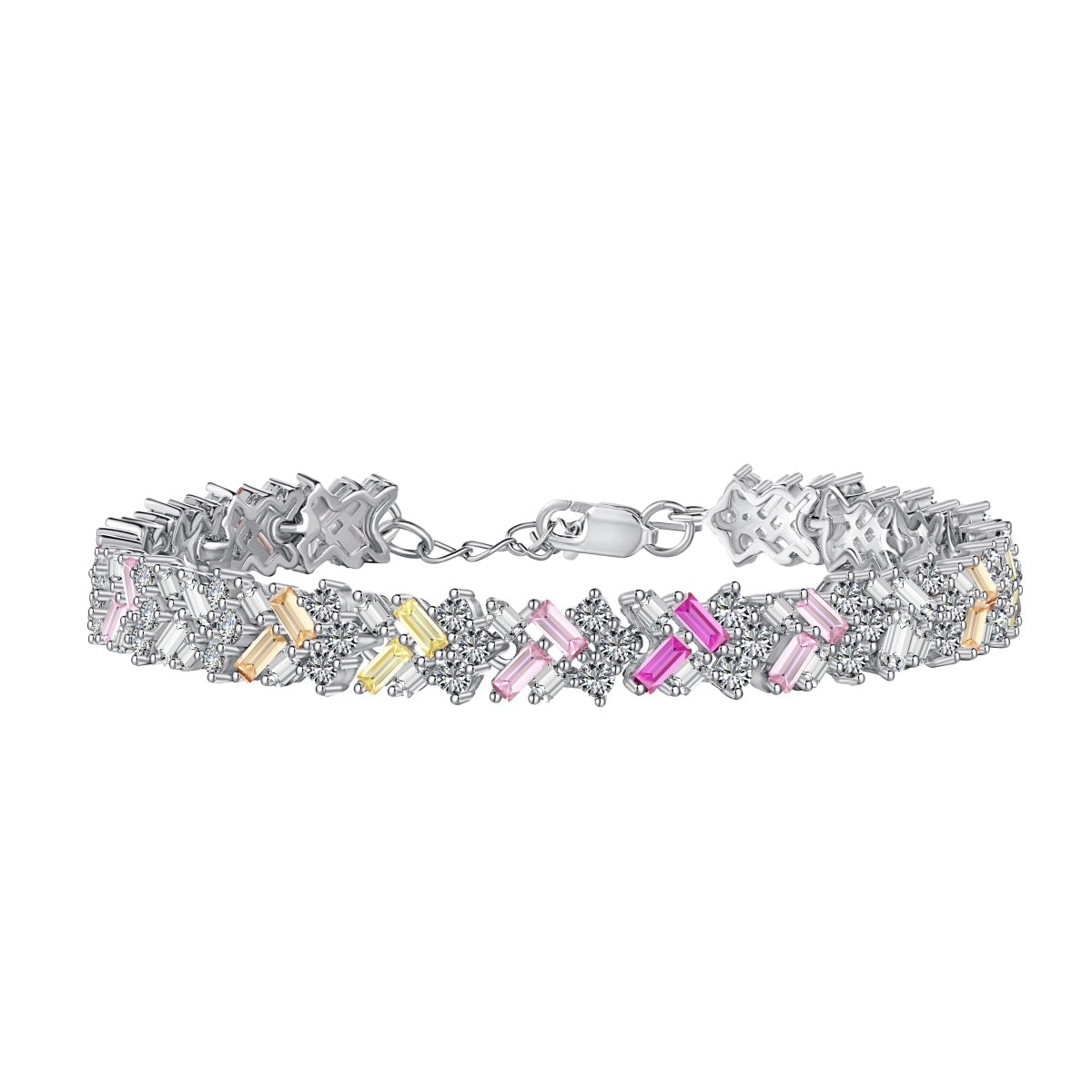 [Luxery Jewelry]Dazzling Unique Multi Shape Daily Bracelet