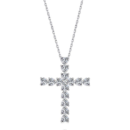 [Luxery Jewelry]Radiant Cross Shape Necklace