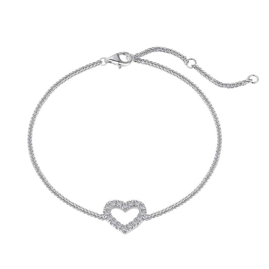 [Luxery Jewelry]Heart Shape Lover Bracelet
