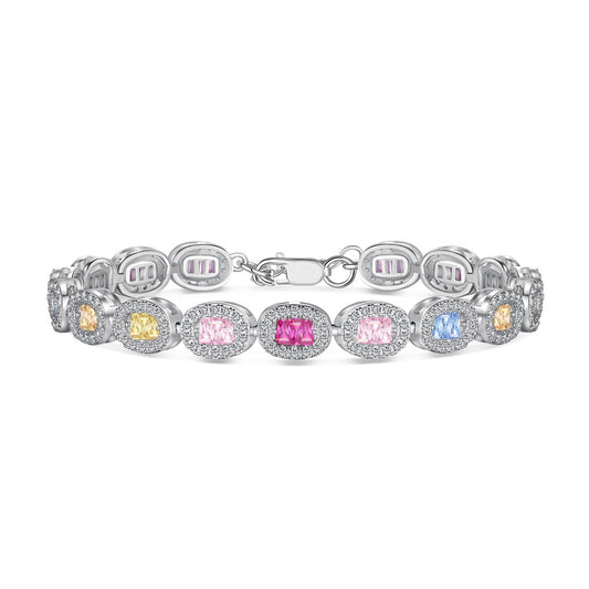 [Luxery Jewelry]Exquisite Ornate Emerald Cut Daily Bracelet