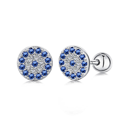 [Luxery Jewelry]Devil's Eye Ear Bone Nail Earrings