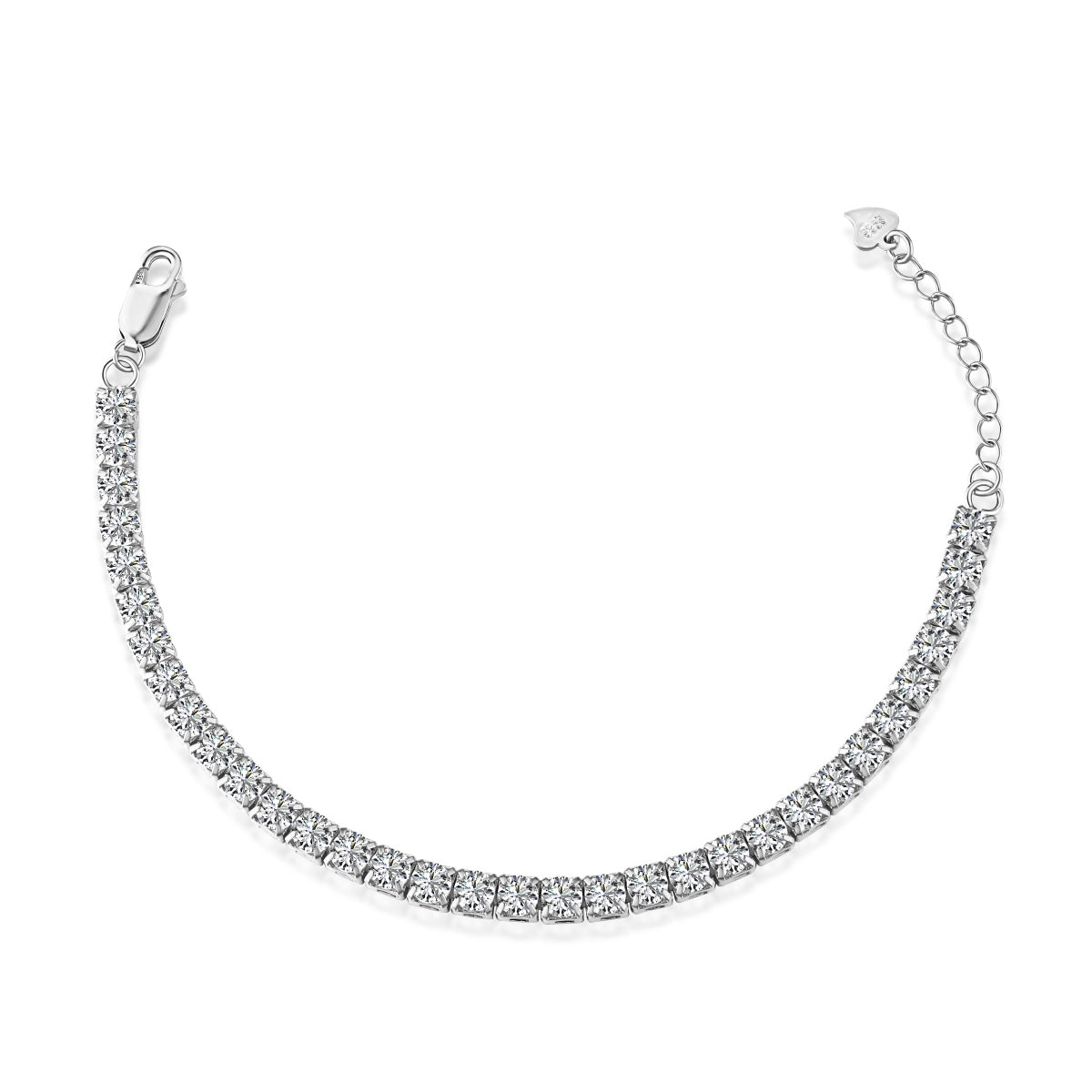 [Luxery Jewelry]Sparkling Radiant Princess Cut Tennis Bracelet