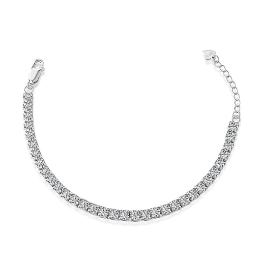 [Luxery Jewelry]Sparkling Radiant Princess Cut Tennis Bracelet