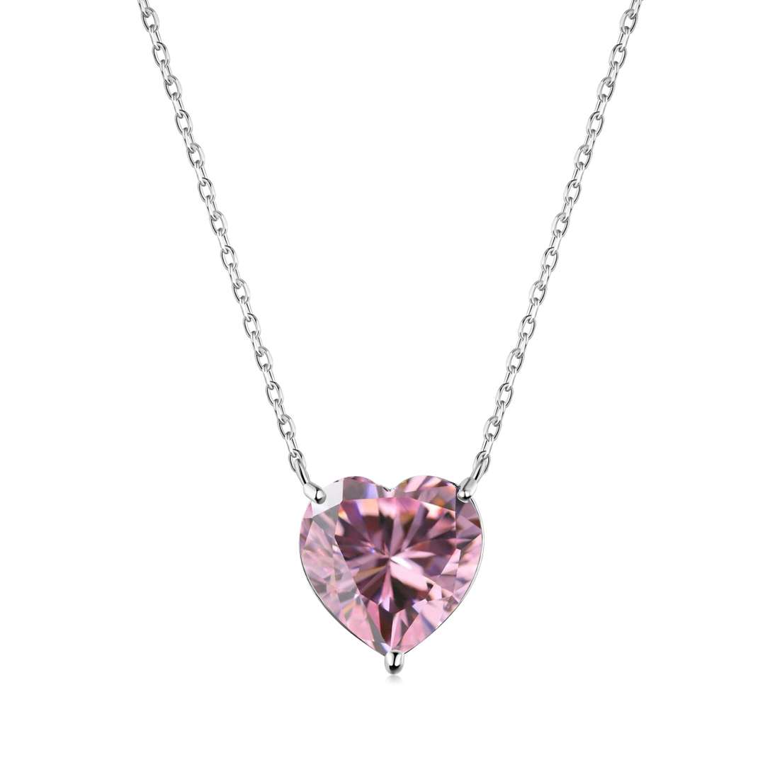 [Luxery Jewelry]6.0 carat Radiant Heart Shape Necklace
