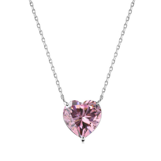 [Luxery Jewelry]6.0 carat Radiant Heart Shape Necklace