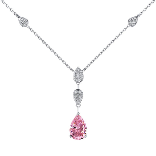 [Luxery Jewelry]Dazzling Pear Cut Necklace