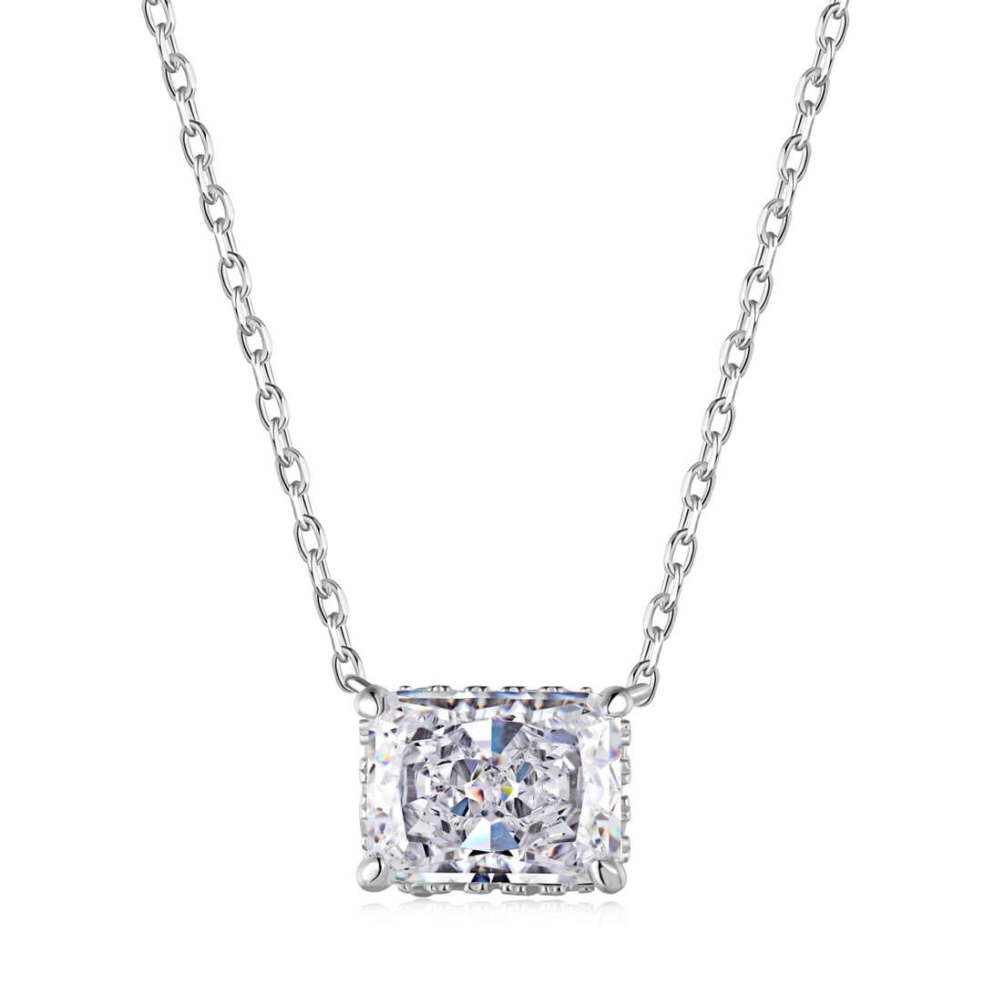 [Luxery Jewelry]Luxurious Square Shape Colorful Necalack