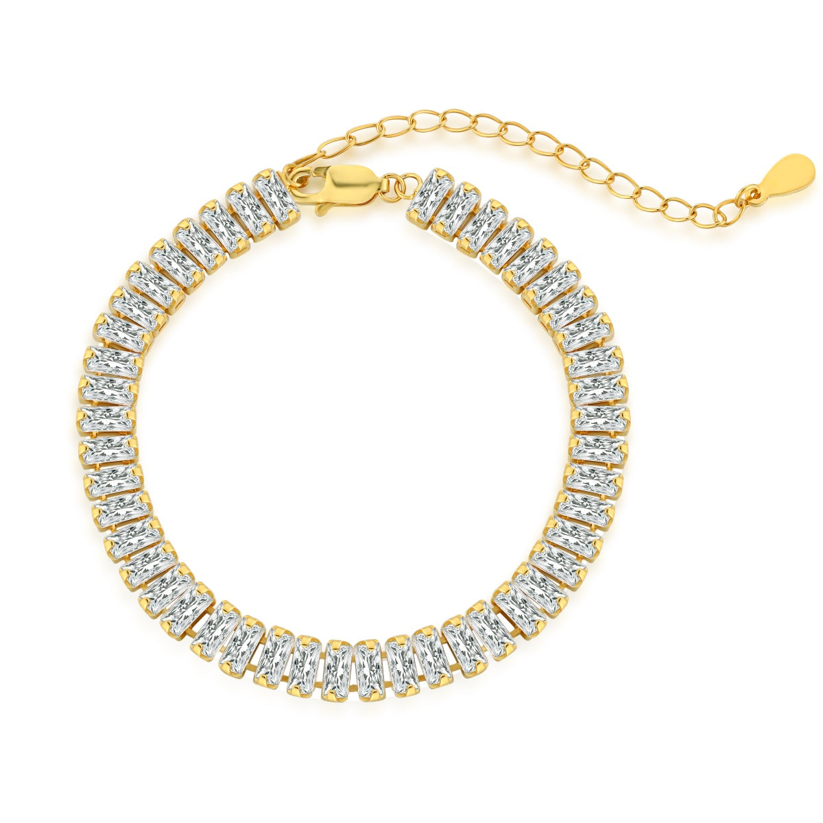 [Luxery Jewelry]Exquisite Emerald Cut Daily Bracelet