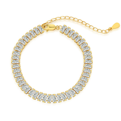 [Luxery Jewelry]Exquisite Emerald Cut Daily Bracelet