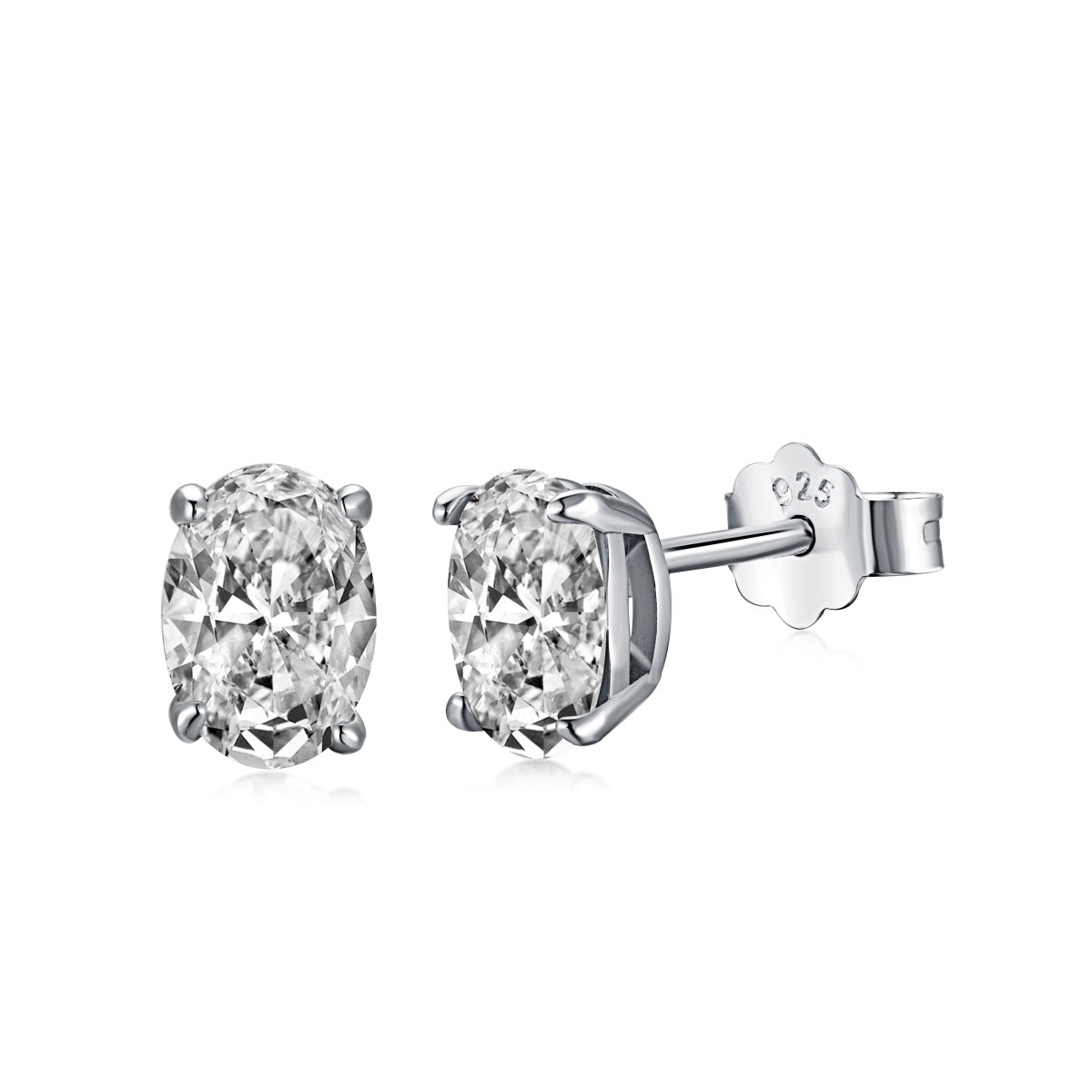 [Luxery Jewelry]Oval Classic Dignified Elegant Earrings