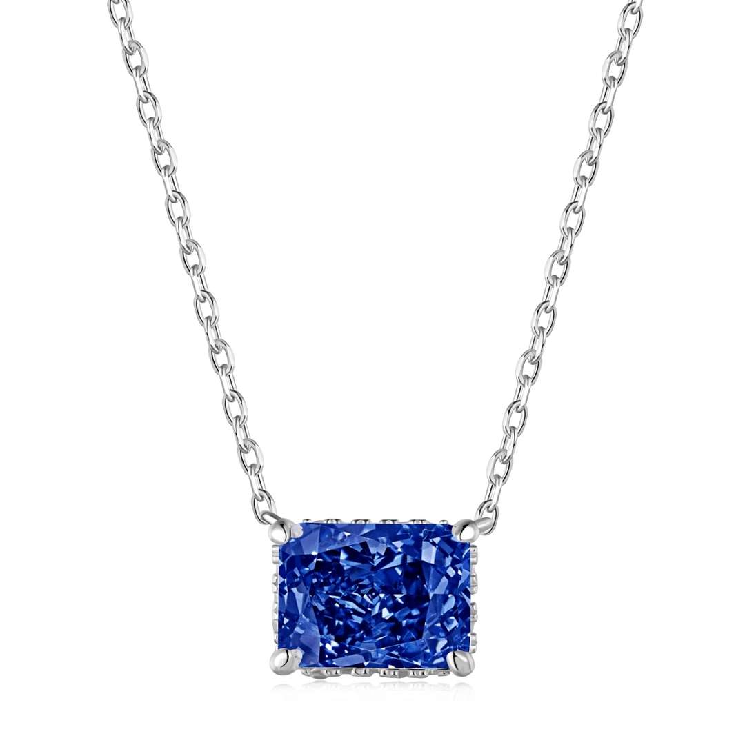 [Luxery Jewelry]Luxurious Square Shape Colorful Necalack