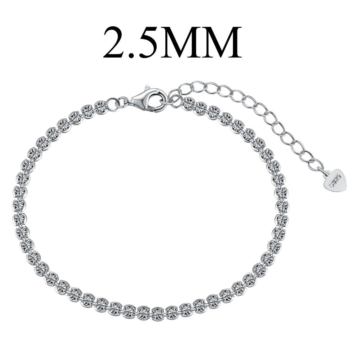 [Luxery Jewelry]Dazzling Sparkling Round Cut Daily Bracelet