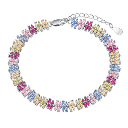 [Luxery Jewelry]Sparkling Exquisite Multi Cut Party Bracelet