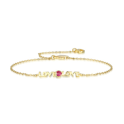 [Luxery Jewelry]Romantic Heart Shape Lover Bracelet