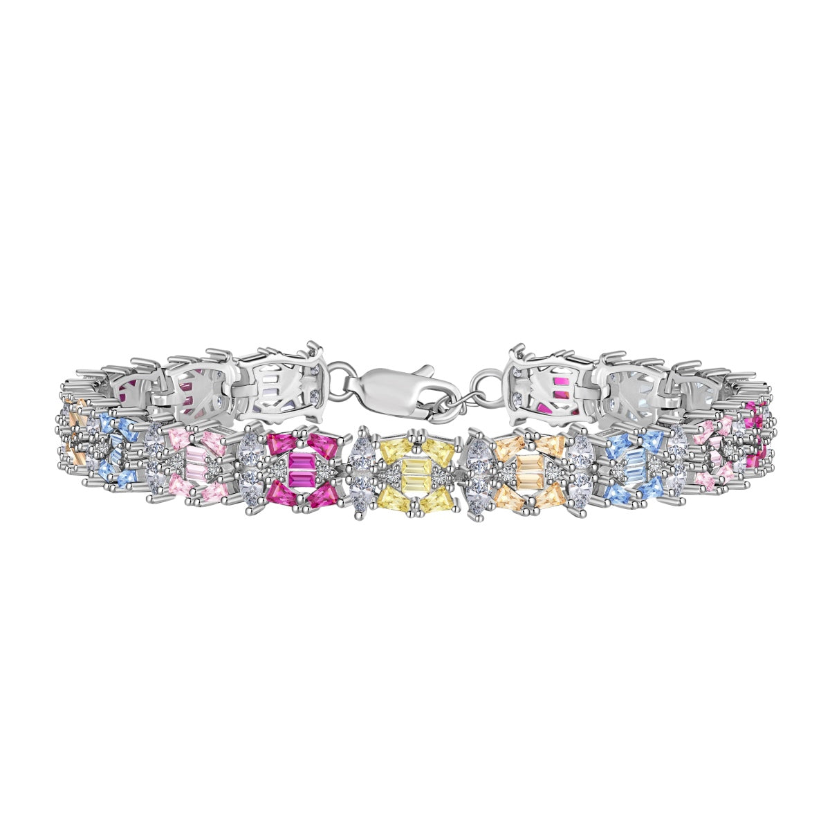 [Luxery Jewelry]Delicate Colorful Multi Cut Party Bracelet