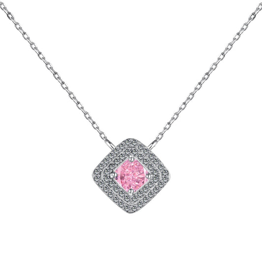 [Luxery Jewelry]Sparkling Asscher Cut Necklace