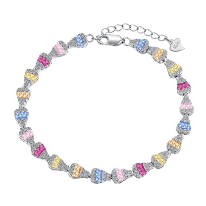 [Luxery Jewelry]Radiant Water Drop Shape Daily Bracelet