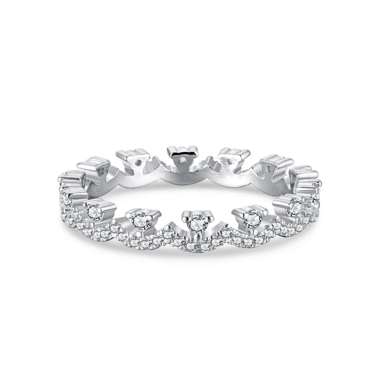 [Luxery Jewelry]Elegant Resplendent Round Shape Party Ring