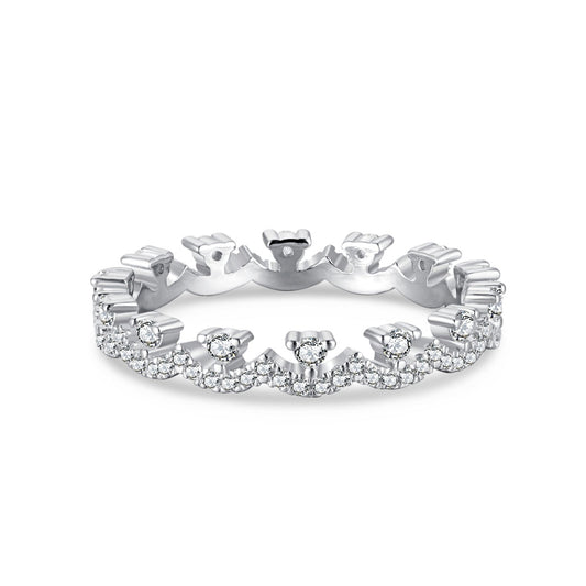 [Luxery Jewelry]Elegant Resplendent Round Shape Party Ring