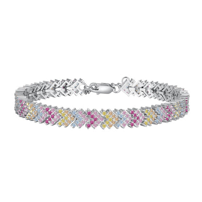 [Luxery Jewelry]Ornate Sparkling Round Cut Party Bracelet