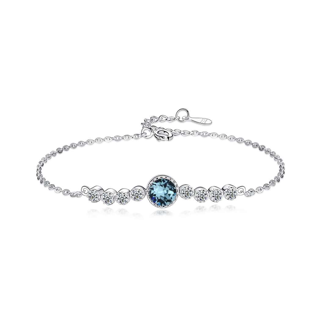 [Luxery Jewelry]Luxurious Heart Of The Ocean Bracelet