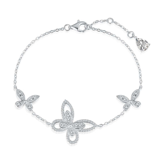 [Luxery Jewelry]Delicate Butterfly Pendant Bracelet