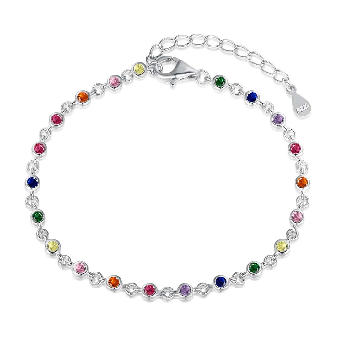 [Luxery Jewelry]Colorful Bead Array Bracelet