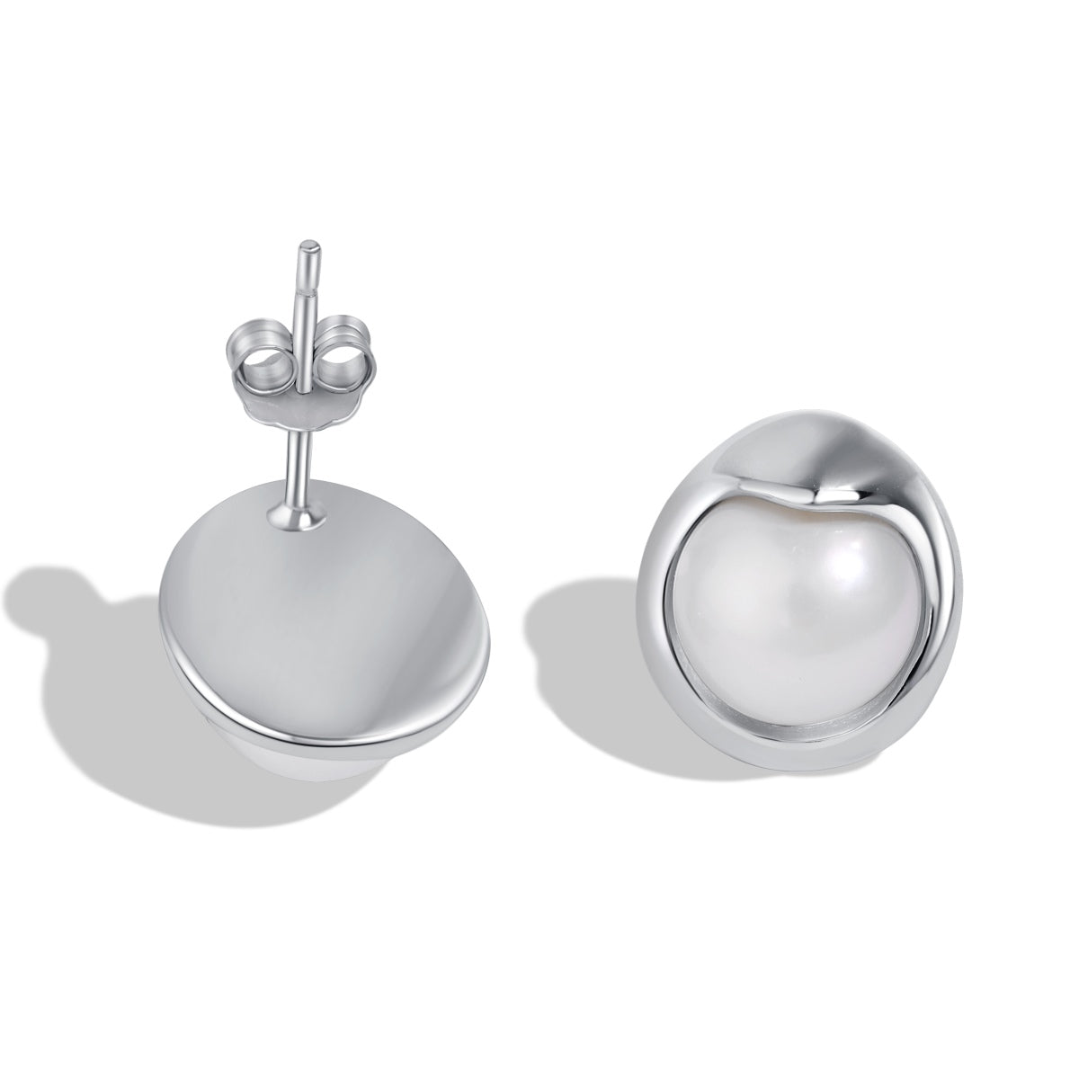 [Luxery Jewelry]Dainty Bread Pearl Earrings
