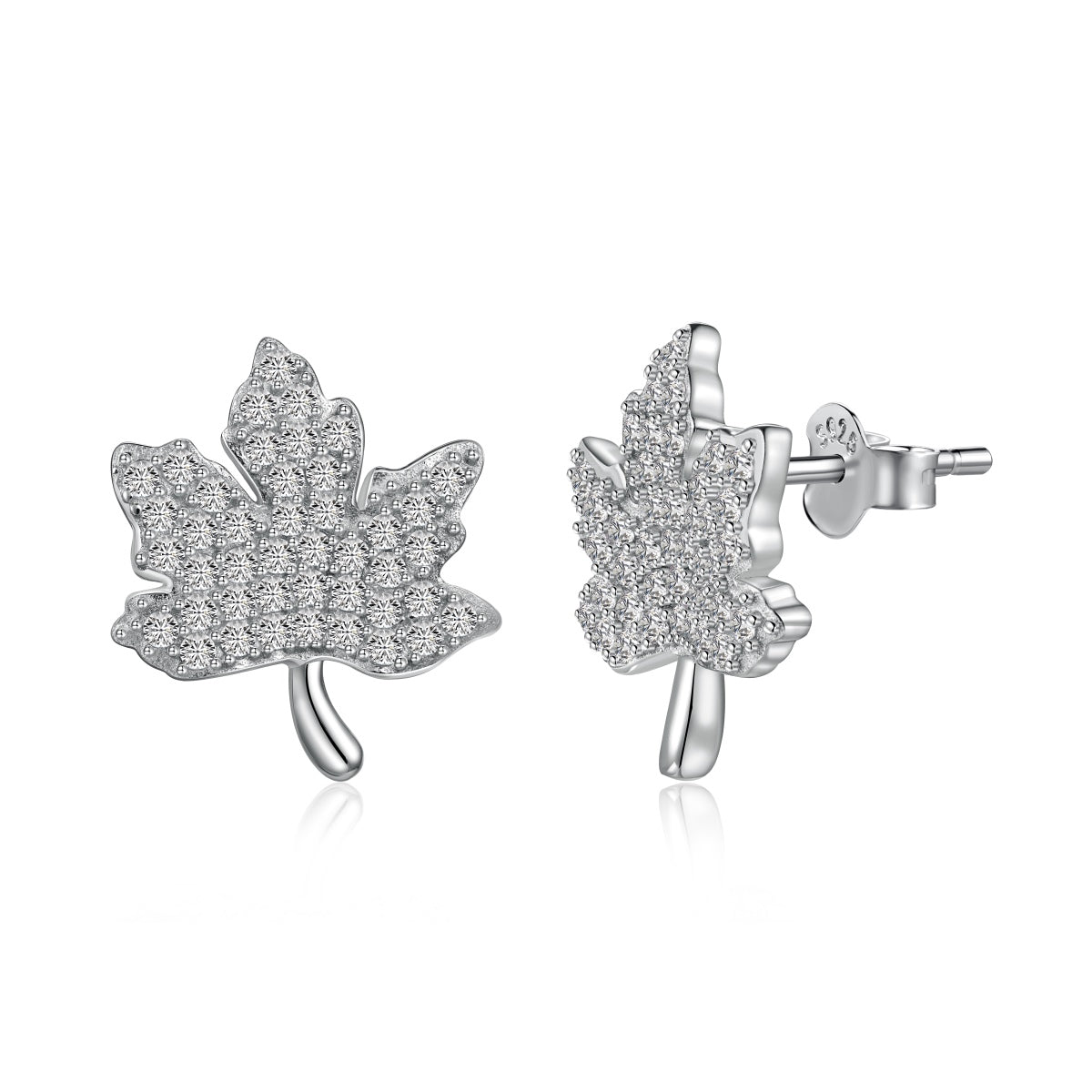 [Luxery Jewelry]Exquisite Maple Leaf Design Earrings