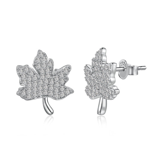 [Luxery Jewelry]Exquisite Maple Leaf Design Earrings