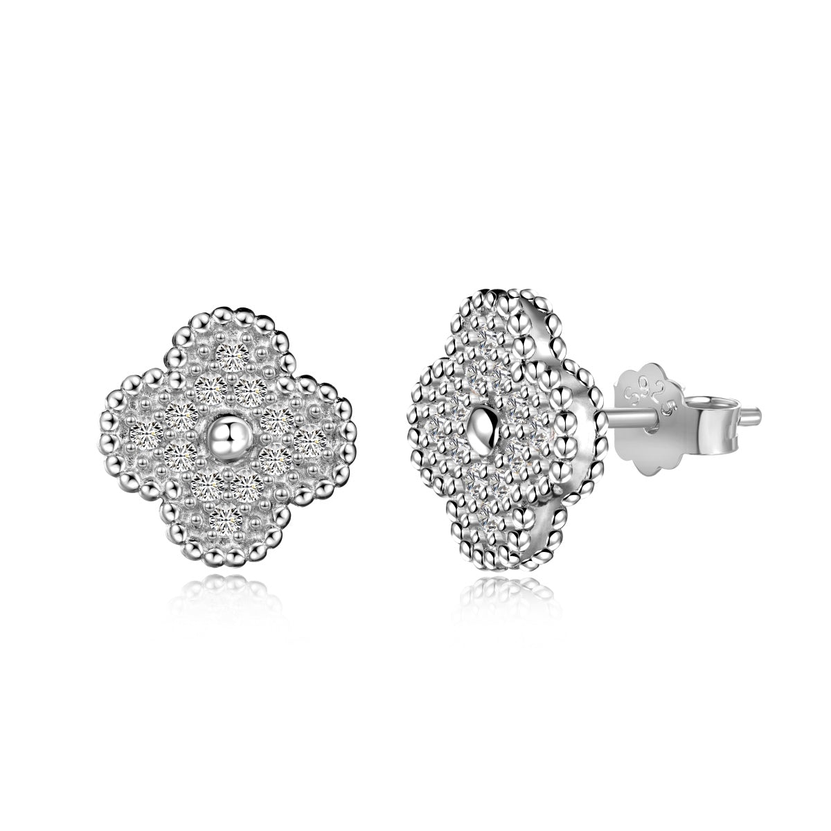 [Luxery Jewelry]Four Leaf Clover Fashion Earrings