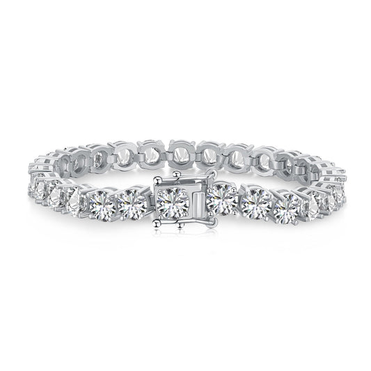 [Luxery Jewelry]0.75 Carat Dazzling Round Cut Wedding Bracelet