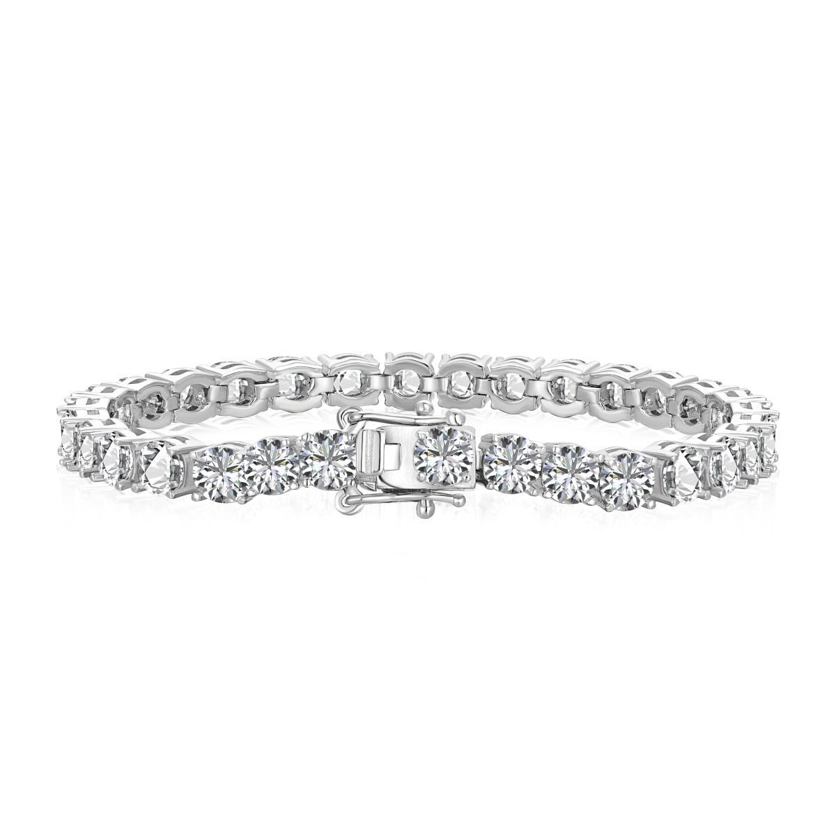 [Luxery Jewelry]Ornate Sparkling Round Cut Wedding Bracelet