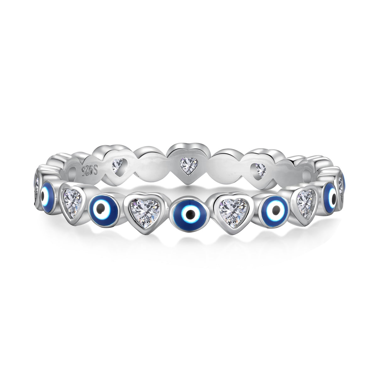 [Luxery Jewelry]Radiant Colorful Round Shape Daily Ring