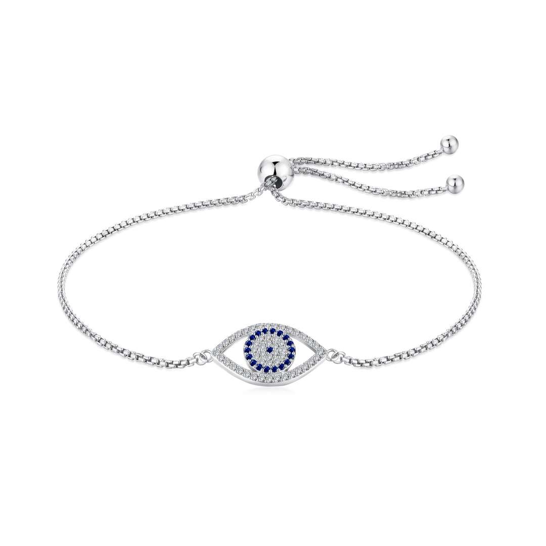 [Luxery Jewelry]Dazzling Eye Shape Necklace