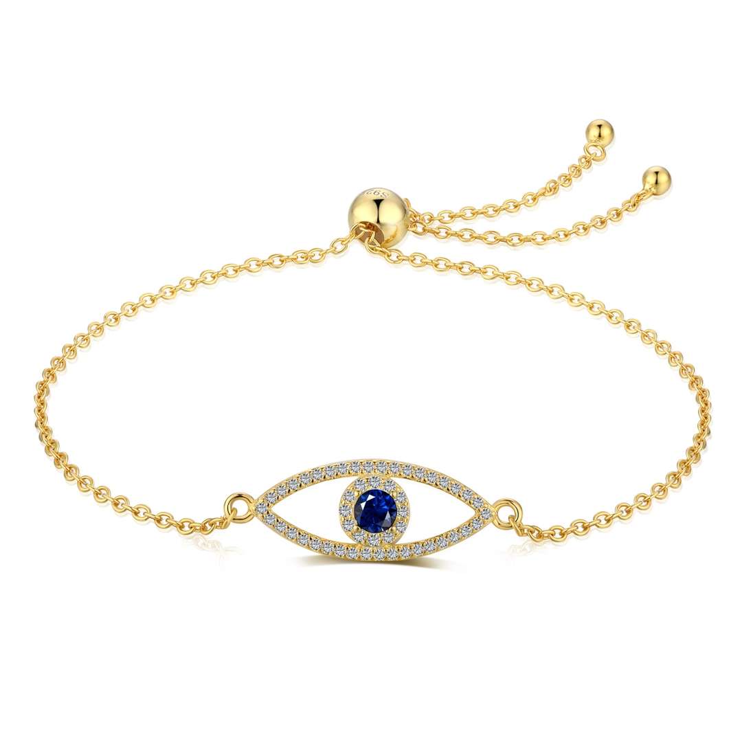 [Luxery Jewelry]Devil's Eye Hollow Design Bracelet