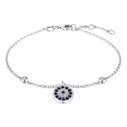 [Luxery Jewelry]Devil's Eye Round Shape Bracelet
