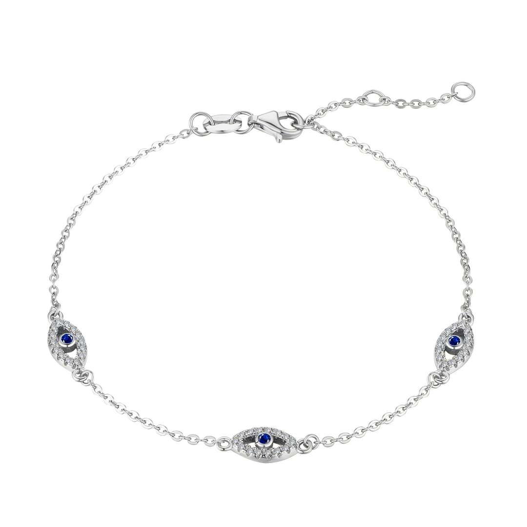 [Luxery Jewelry]Evil Eye Shape Pendent Necklace