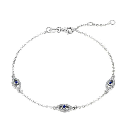 [Luxery Jewelry]Evil Eye Shape Pendent Necklace