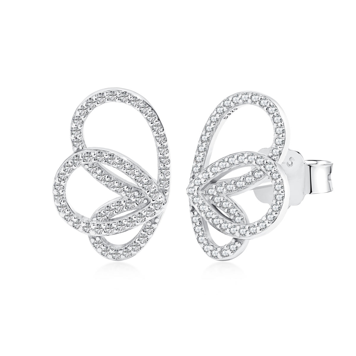 [Luxery Jewelry]Exquisite Butterfly Shape Earrings
