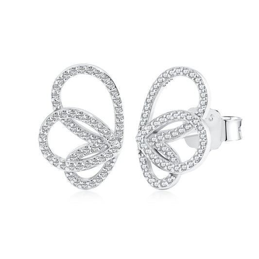 [Luxery Jewelry]Exquisite Butterfly Shape Earrings
