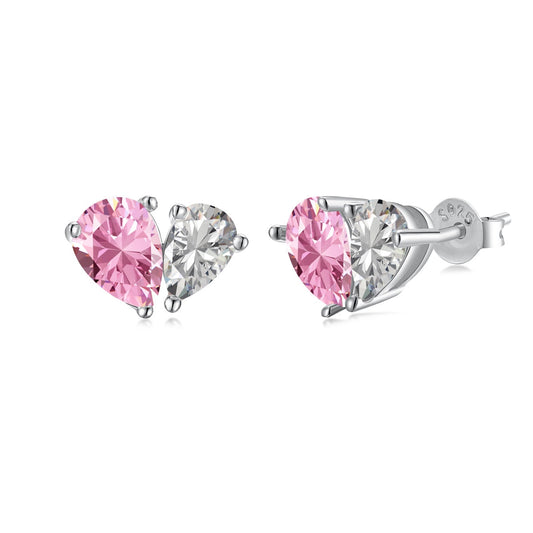 [Luxery Jewelry]Dazzling Elegant Heart Cut Lover Earrings