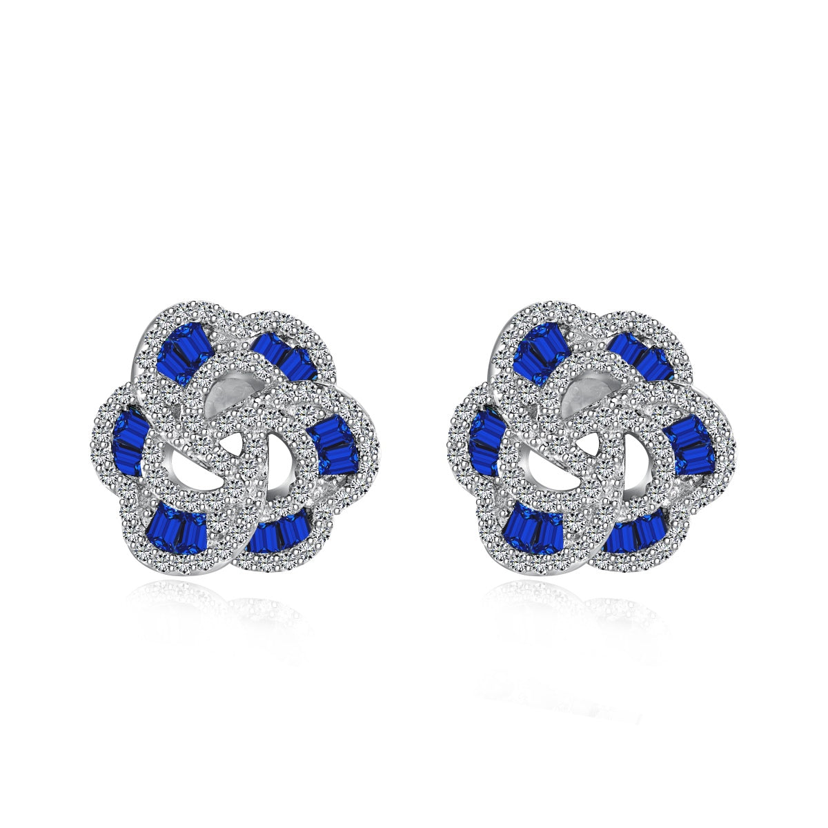 [Luxery Jewelry]Exquisite Flower Shape Daily Earrings